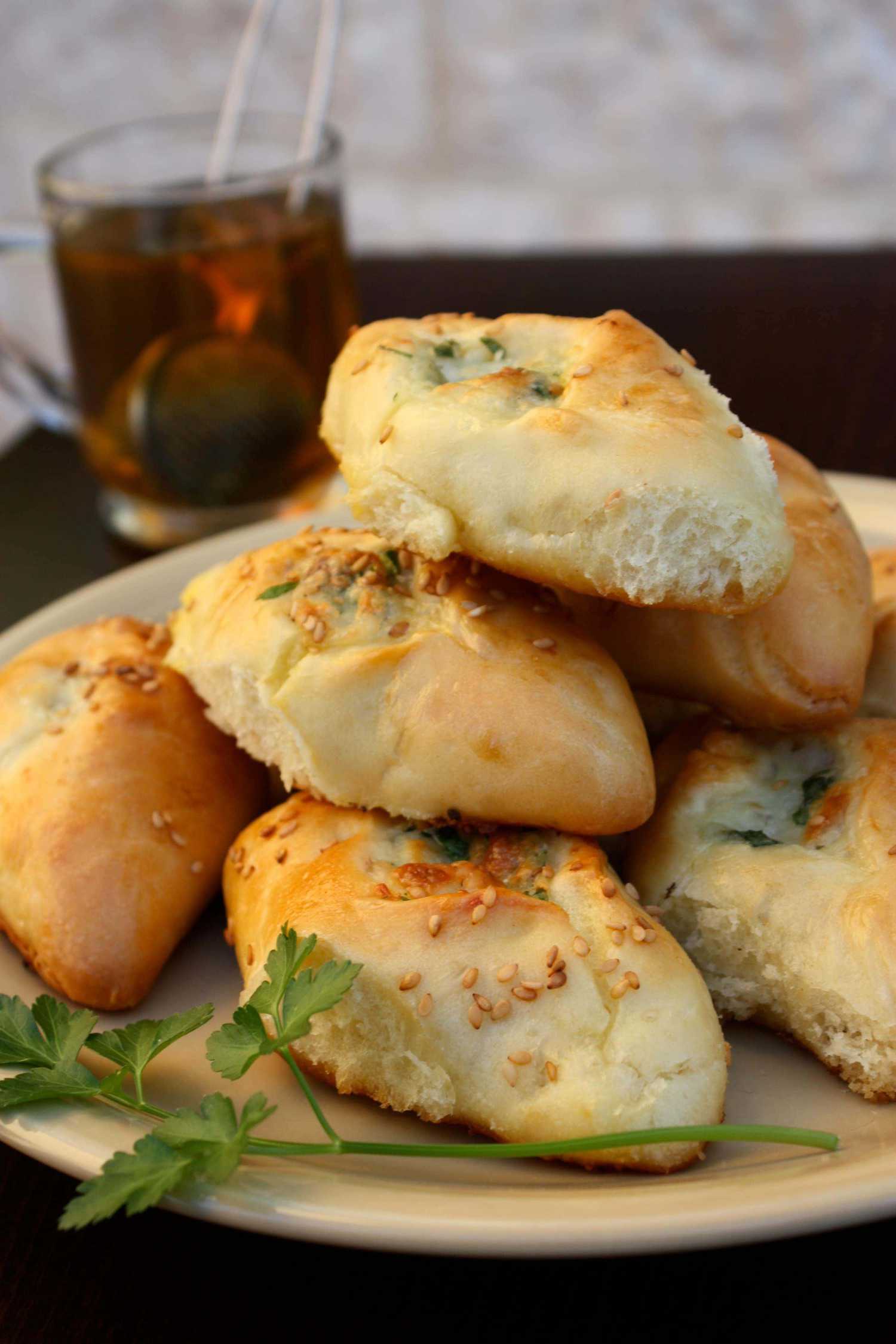 White Cheese Pastries (Fatayer Jebneh)