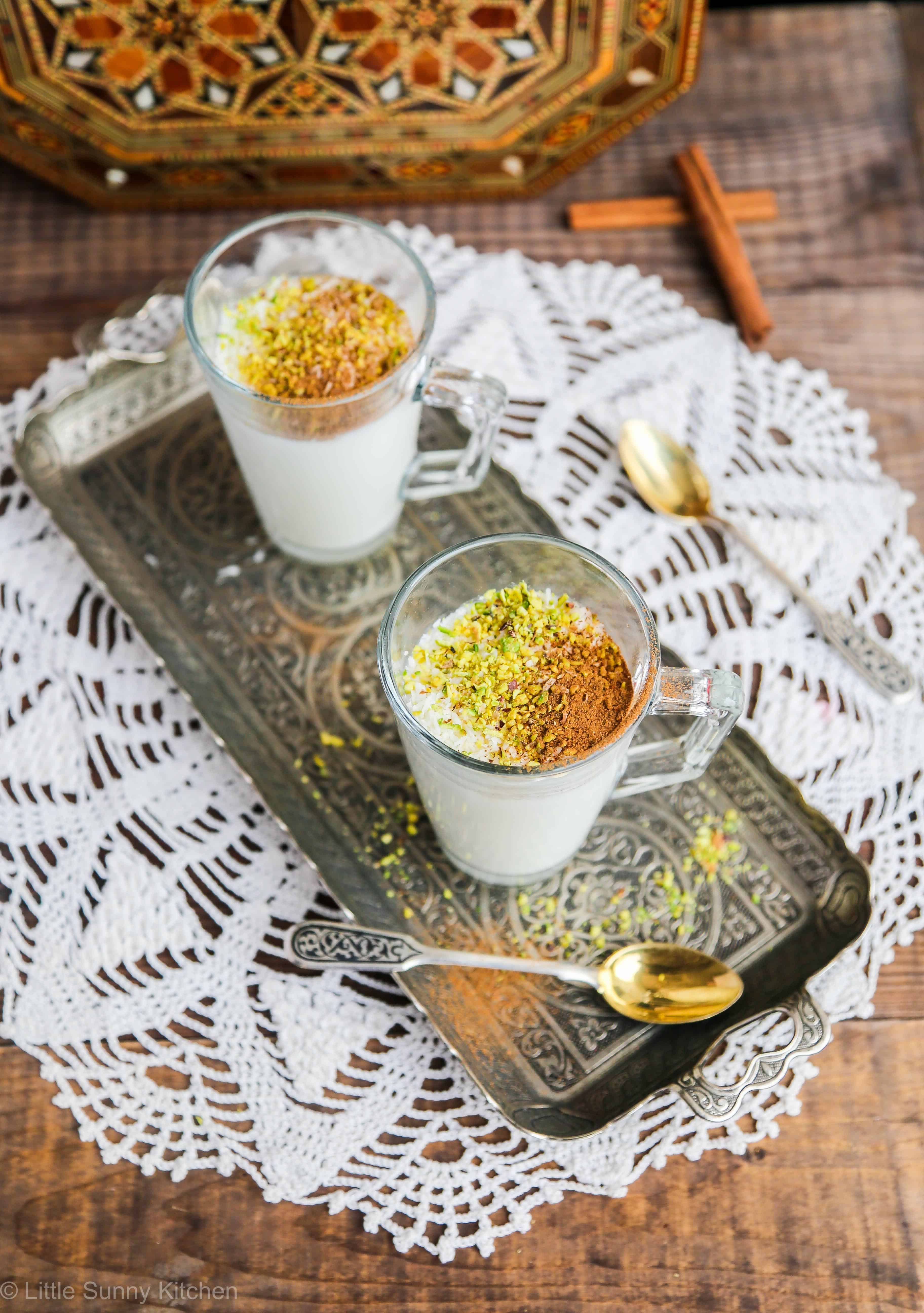 The Best Sahlab Recipe (Middle Eastern Milk Pudding Recipe)