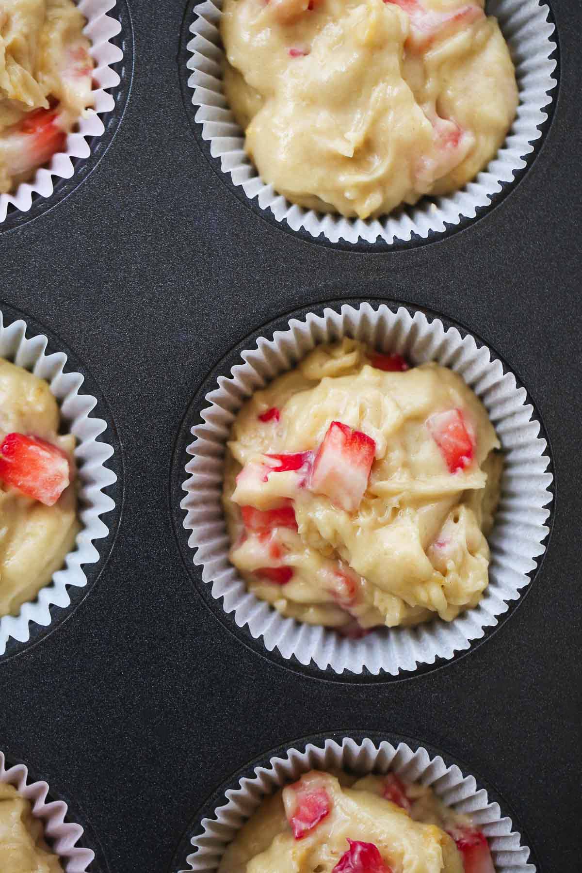 Coffeeshop Strawberry Banana Muffins - Straight to the Hips, Baby