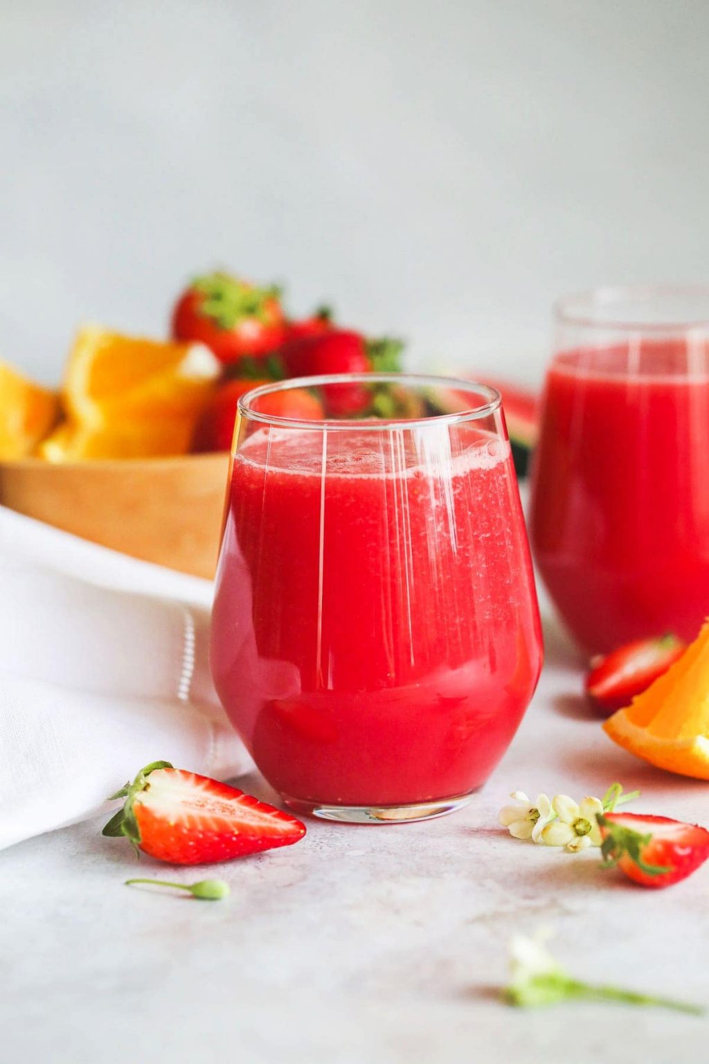 Strawberry Watermelon Smoothie Little Sunny Kitchen