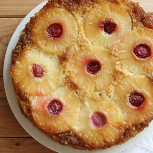 Pineapple Upside-Down Cake - Little Sunny Kitchen