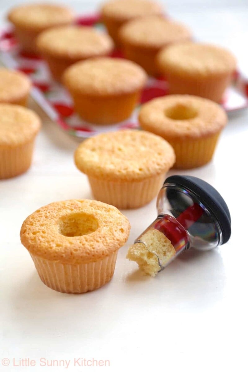 Jam Filled Cupcakes Little Sunny Kitchen