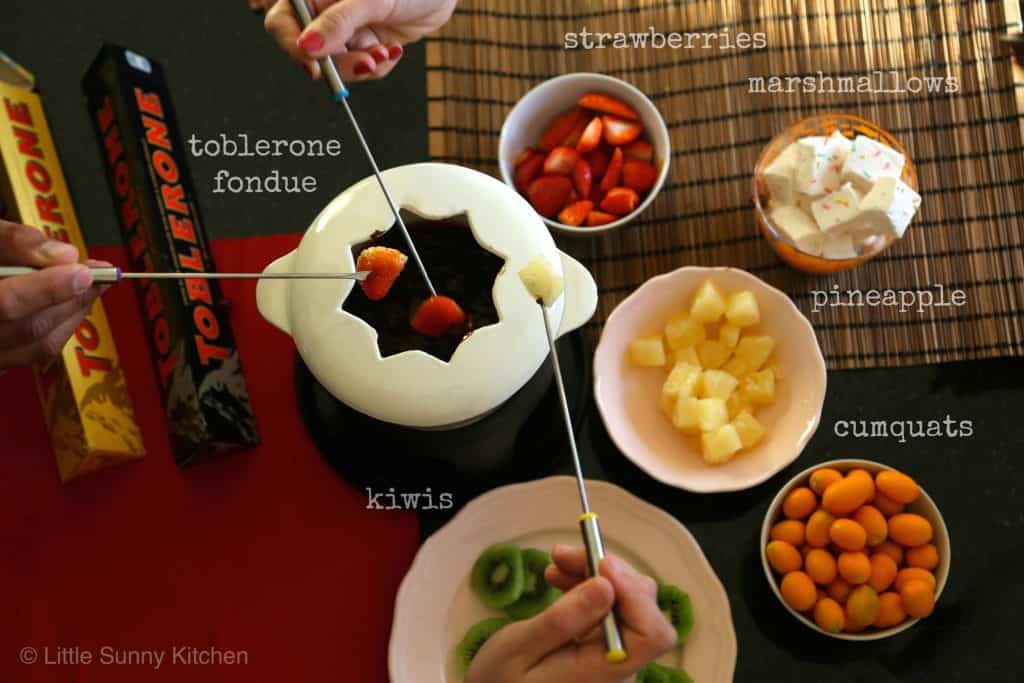 Toblerone Fondue Little Sunny Kitchen