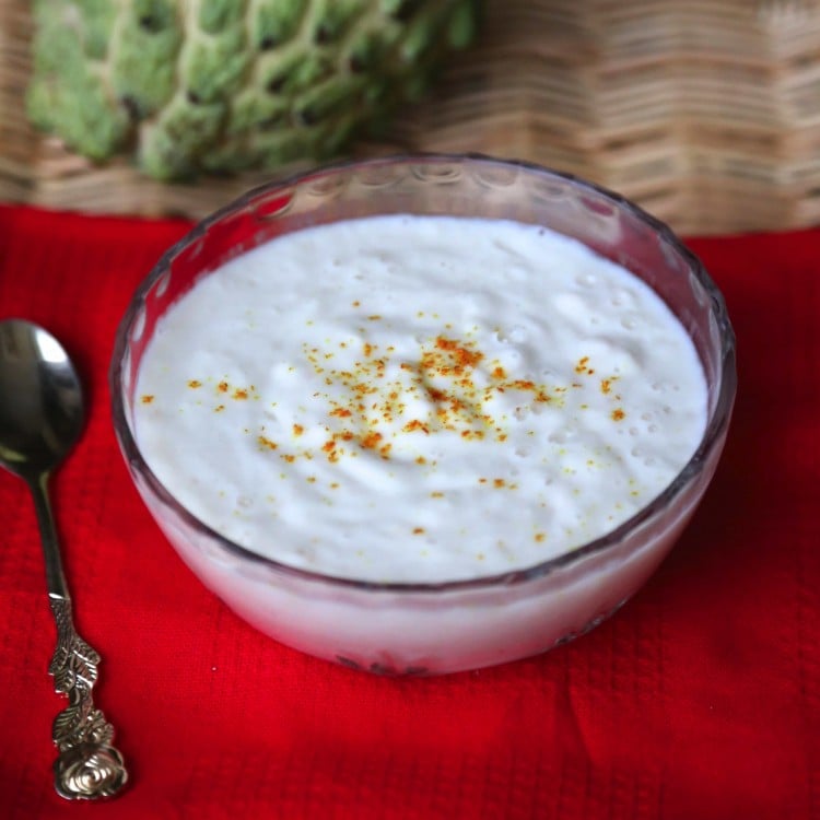 Easy and healthy custard apple cream, you only need 2 ingredients to make this!