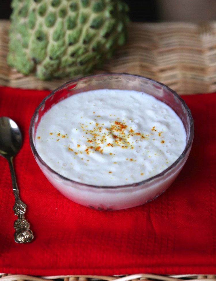 Easy and healthy custard apple cream, you only need 2 ingredients to make this!
