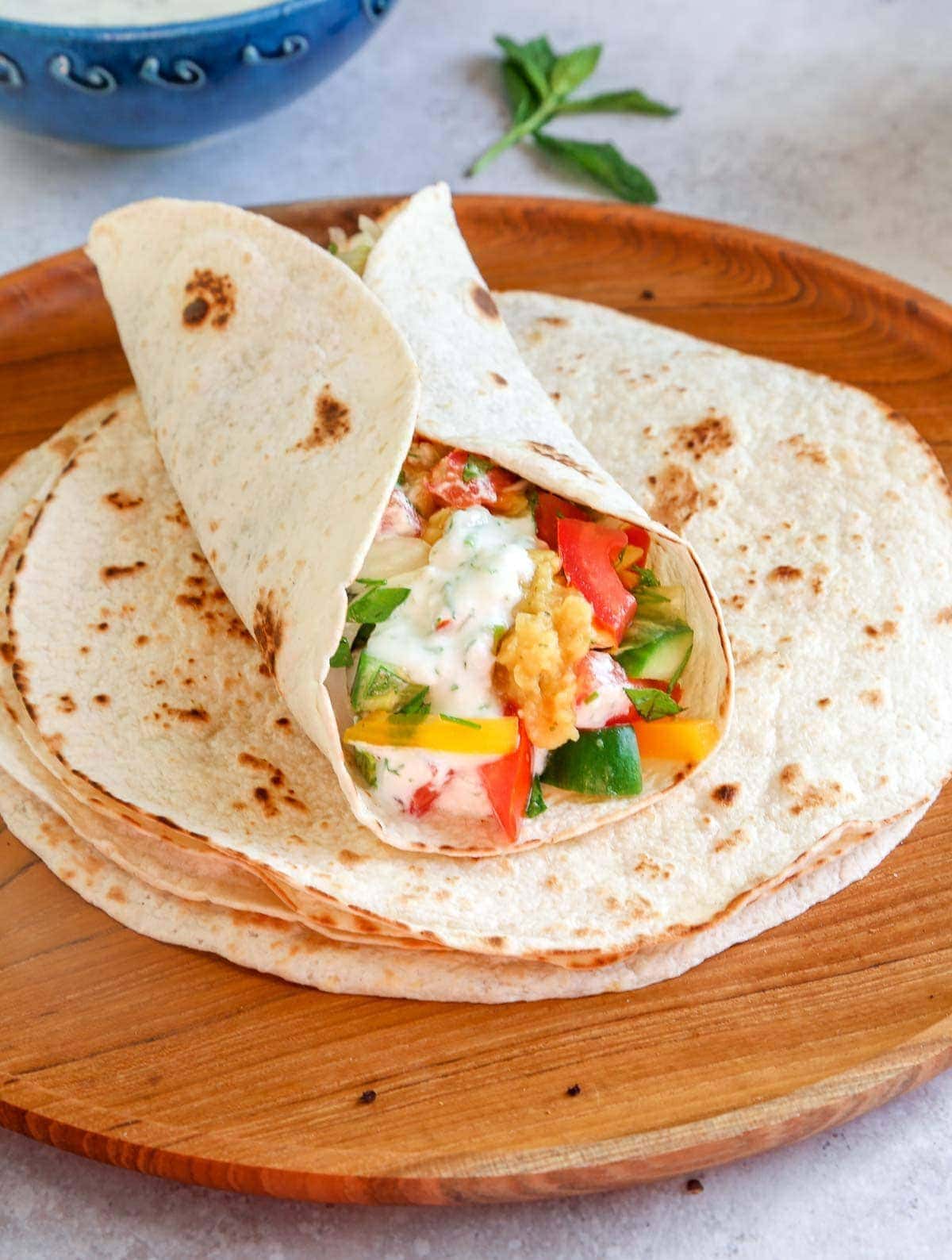 Lentil Vegan Wraps