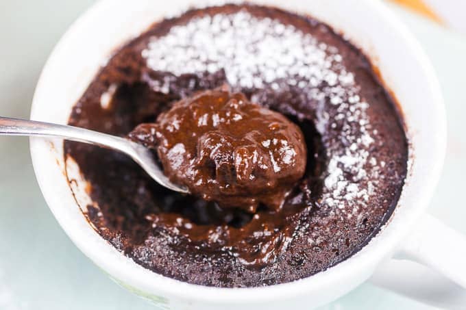 Molten Chocolate Mug Cake Little Sunny Kitchen