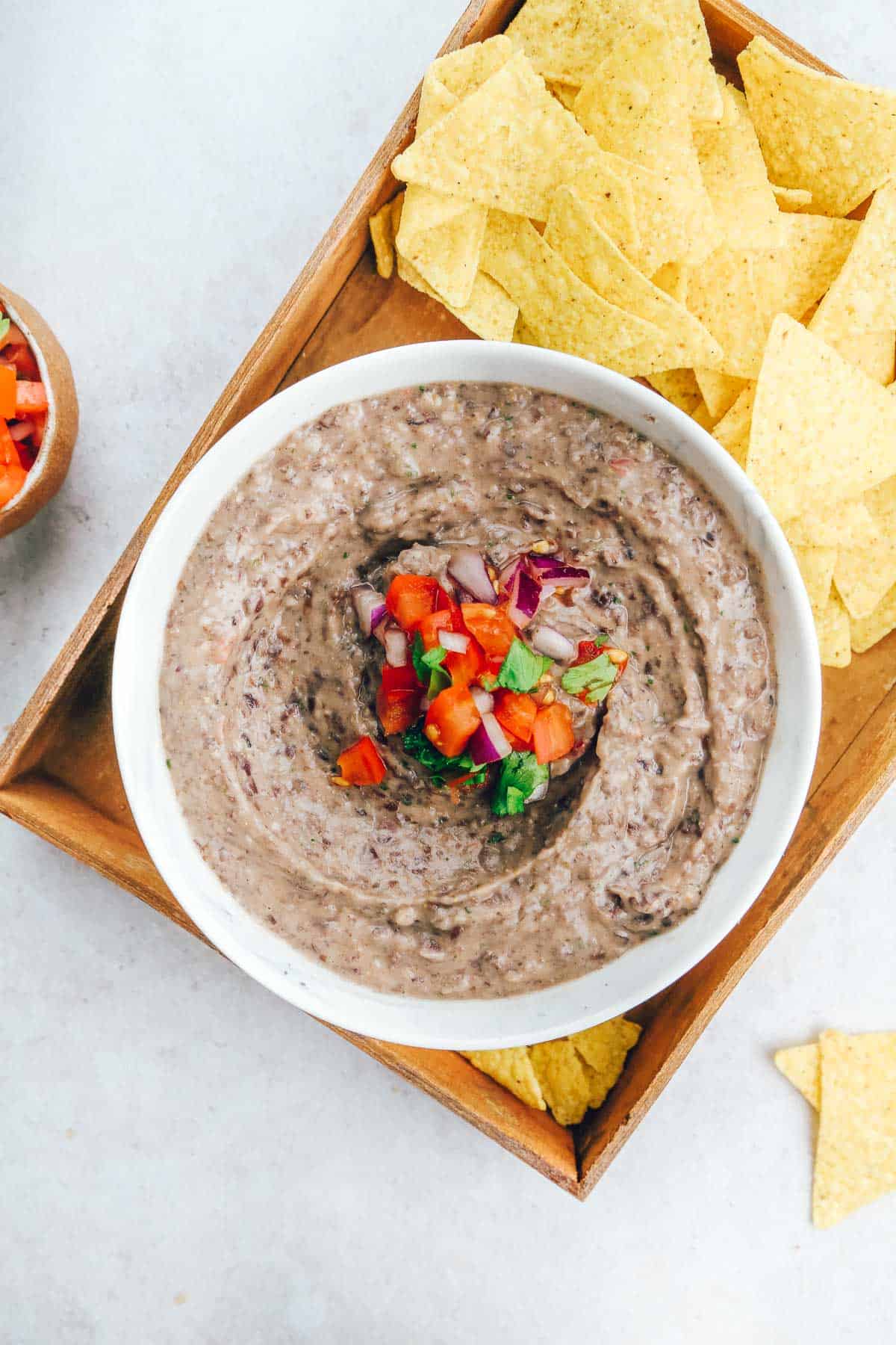 SUPER BOWL RECIPES black bean dip