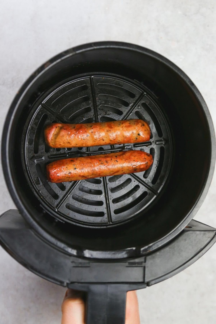 Crunchy Air Fryer Hot Dogs - Little Sunny Kitchen