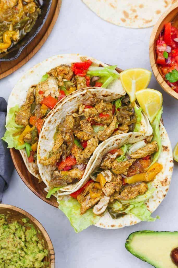 Instant pot chicken fajitas