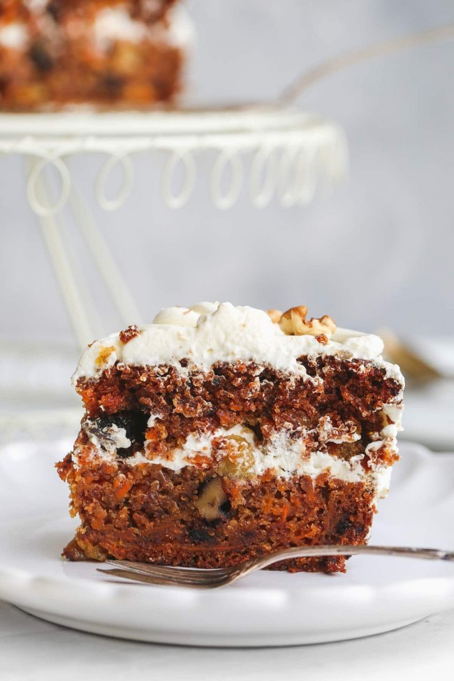 Best Vegan Carrot Cake Recipe - Little Sunny Kitchen
