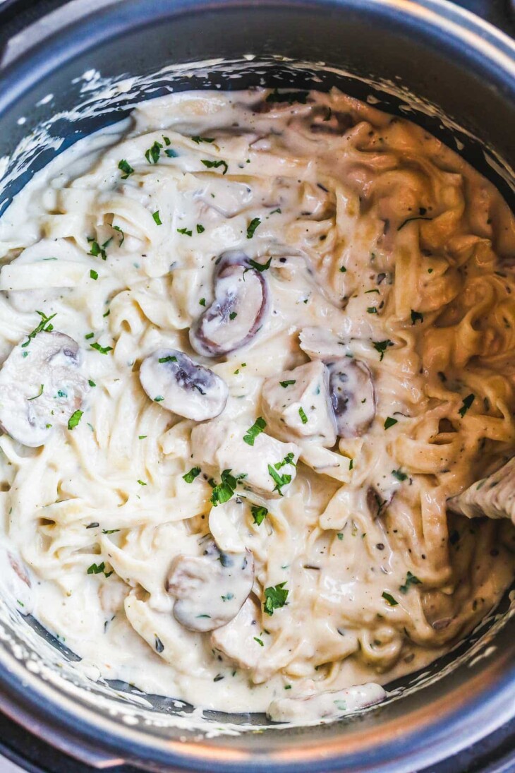 Instant Pot Chicken Alfredo Pasta Little Sunny Kitchen