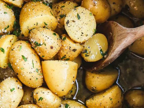 Instant Pot Buttered Potatoes - Little Sunny Kitchen