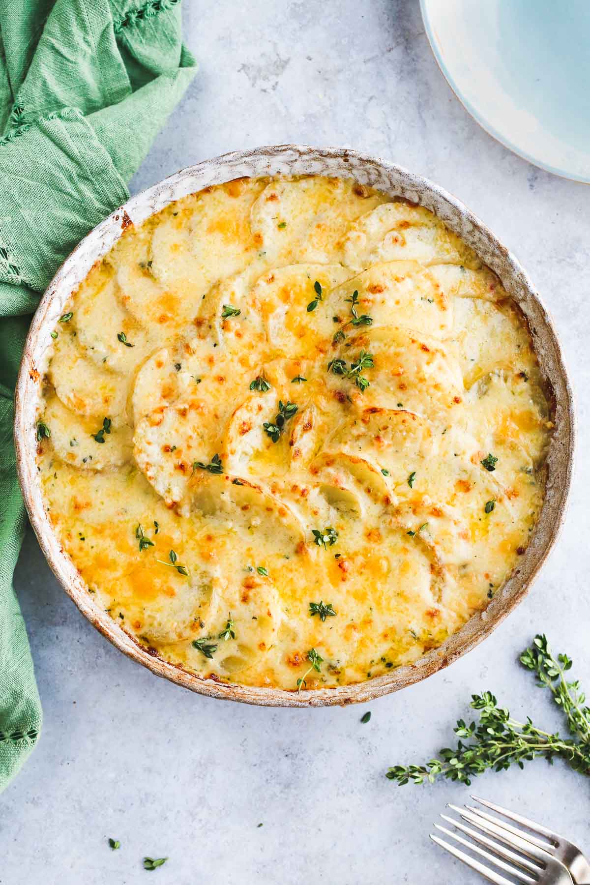 Simple Scalloped Potatoes - Garlic & Zest