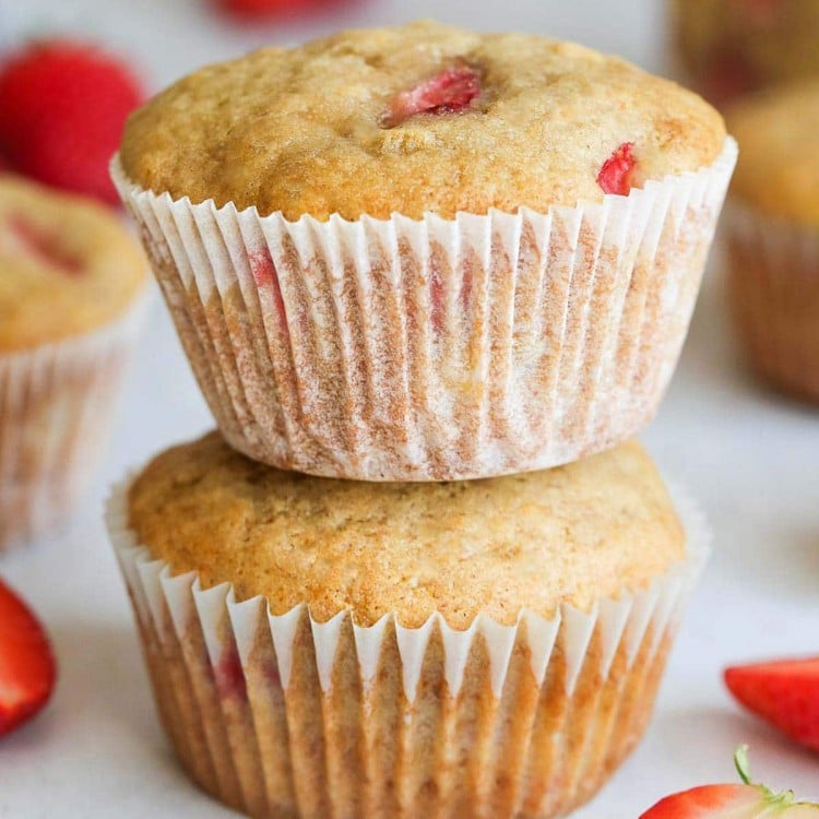 Strawberry banana muffins recipe