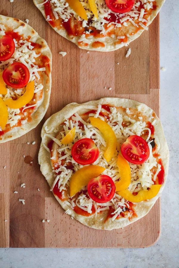Easy Flatbread Pizza Recipe Kid Friendly