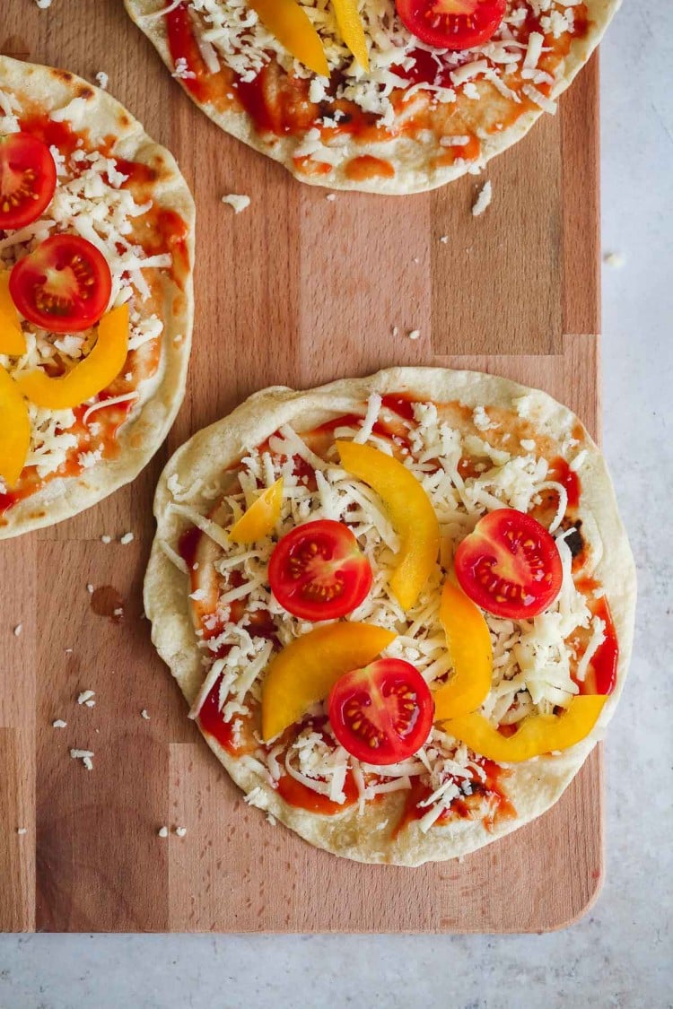 Easy Flatbread Pizza Recipe Kid Friendly