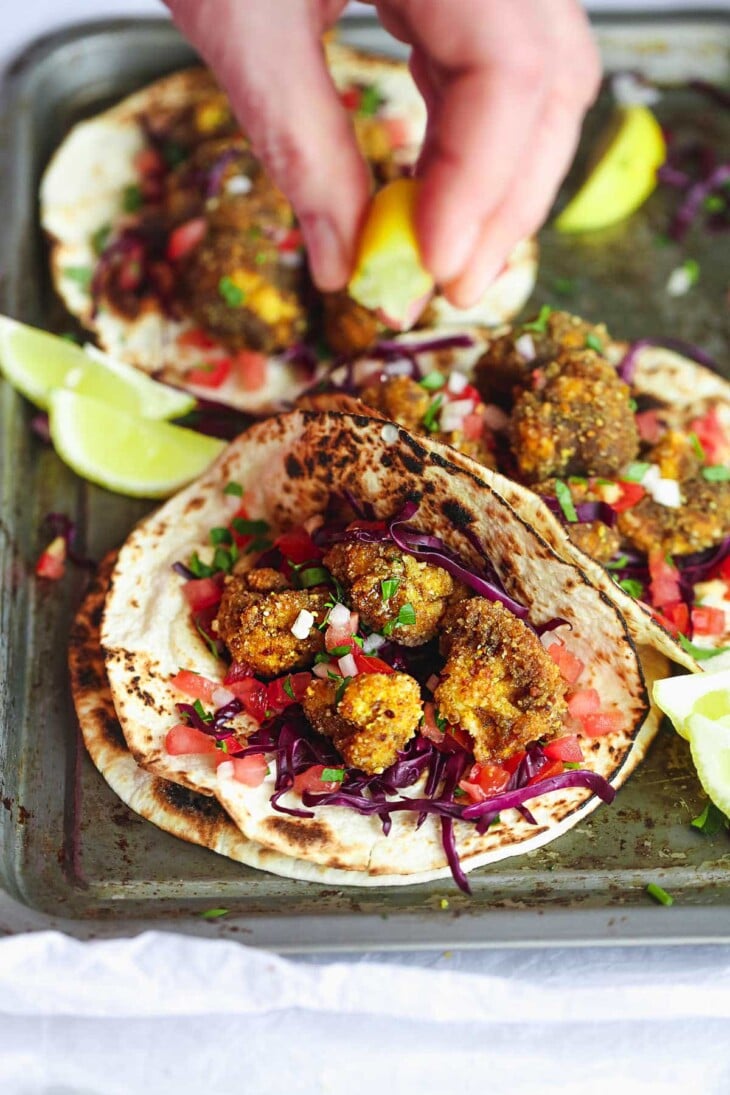 Vegan Cauliflower Tacos - Little Sunny Kitchen