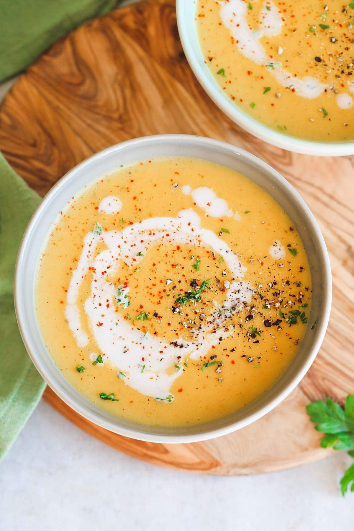 Vegan potato soup recipe