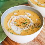 Instant pot vegan potato soup
