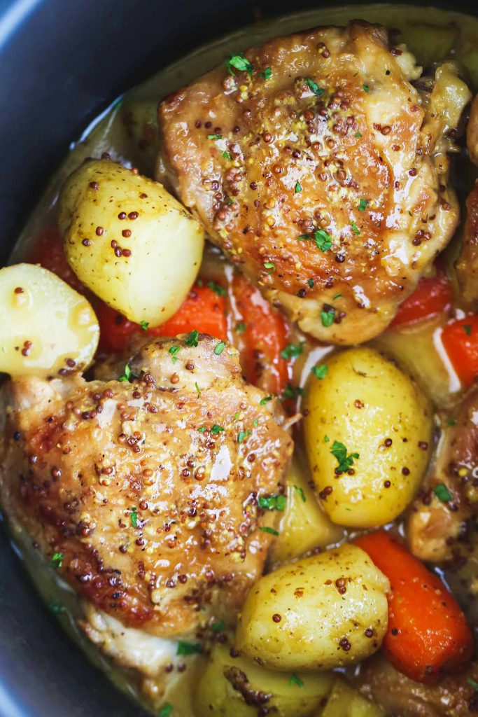 Instant Pot Honey Mustard Chicken Little Sunny Kitchen