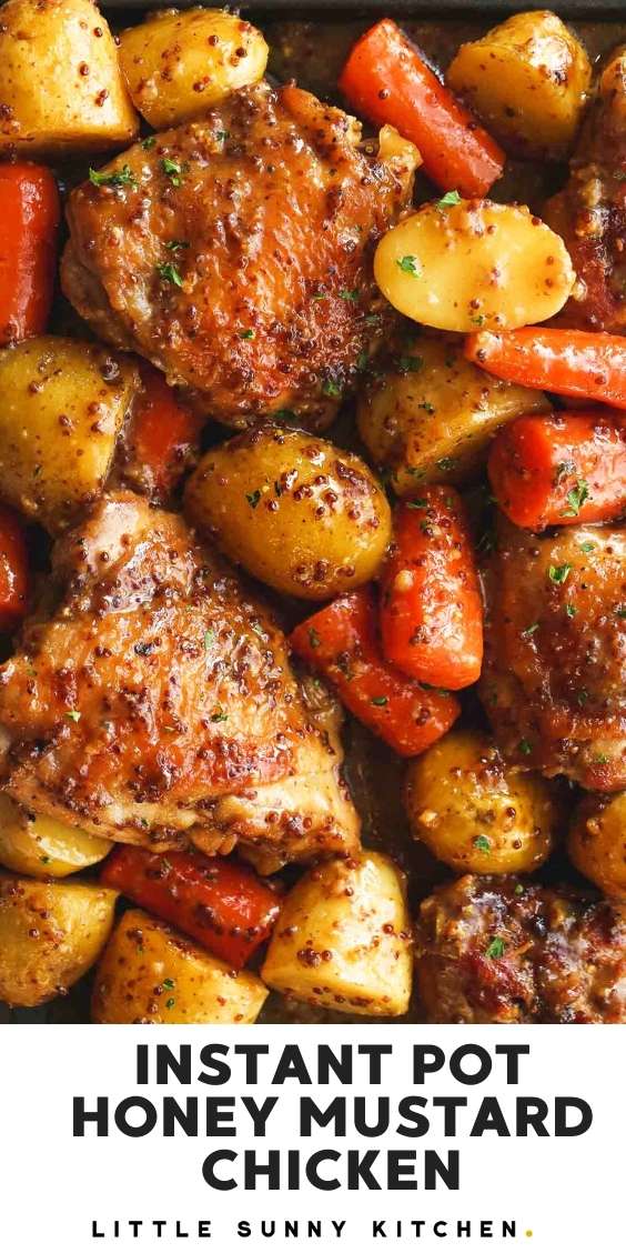 Instant Pot Honey Mustard Chicken Little Sunny Kitchen
