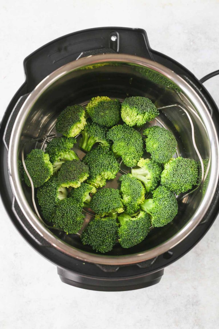 Instant Pot Steamed Broccoli (firm not mushy!) Little Sunny Kitchen