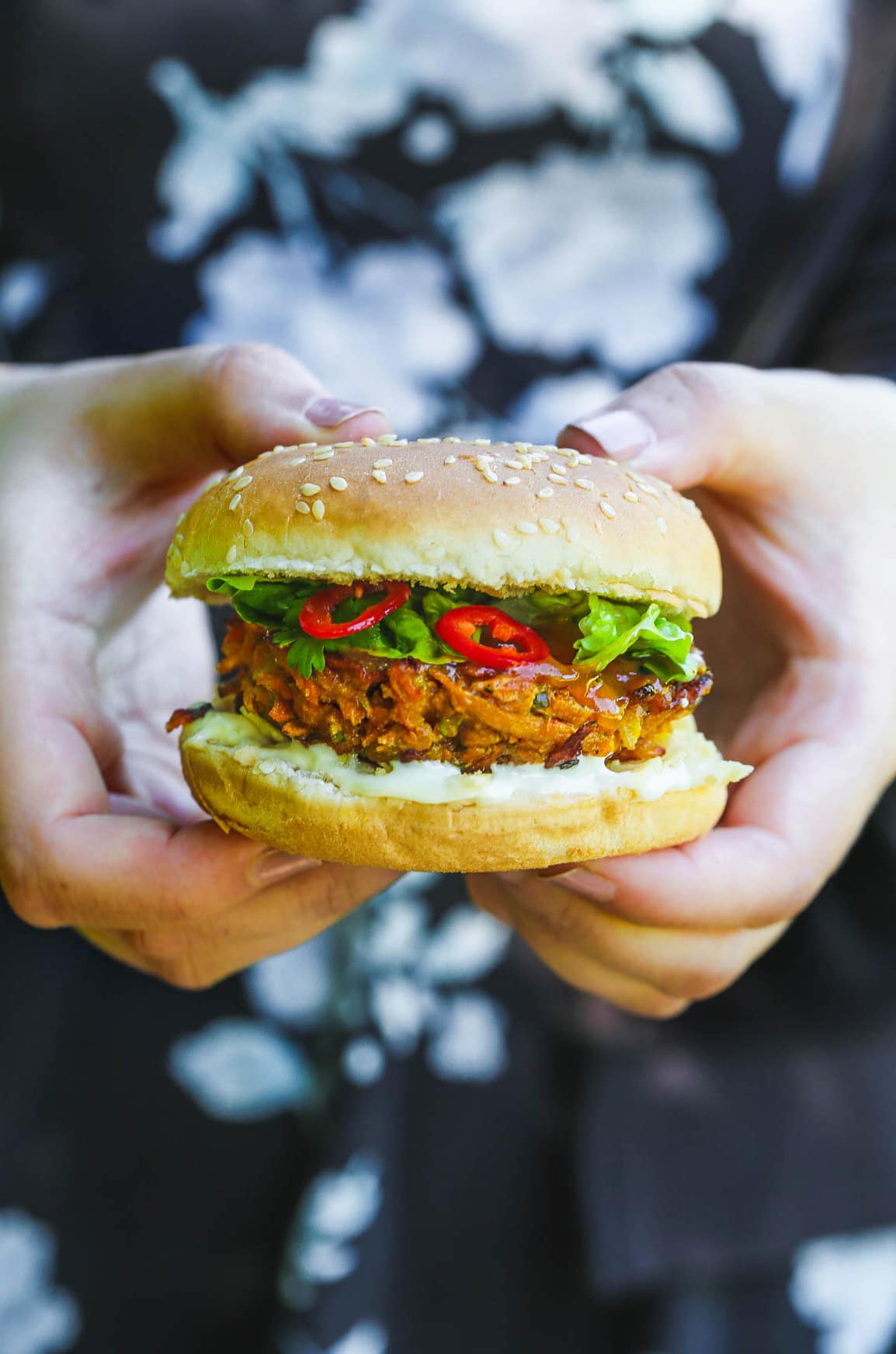 Vegan Bhaji Burger recipe