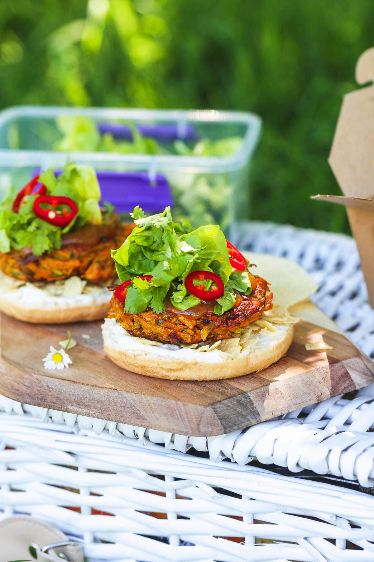 Vegan Bhaji Burger