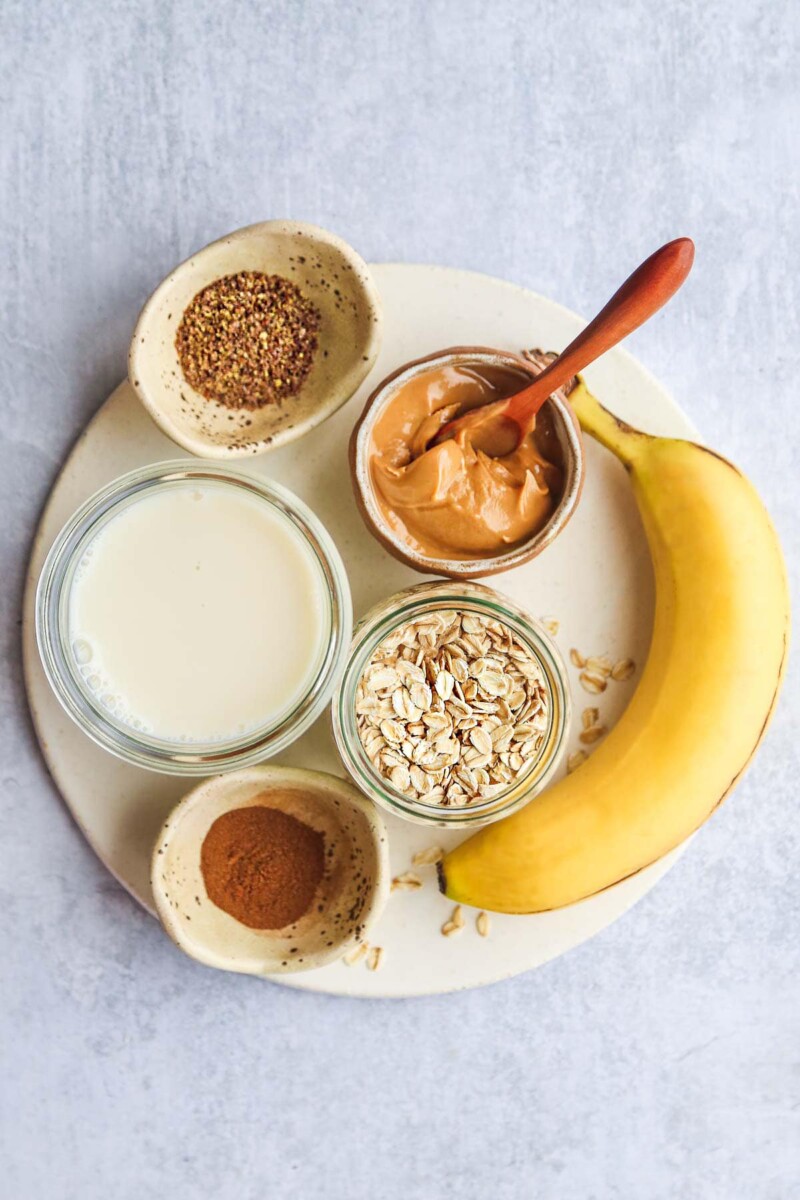 Healthy Banana Oatmeal Smoothie Little Sunny Kitchen
