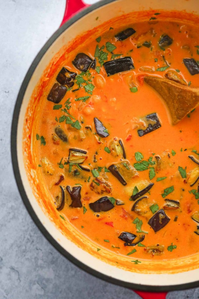 Aubergine and Chickpea Curry Little Sunny Kitchen