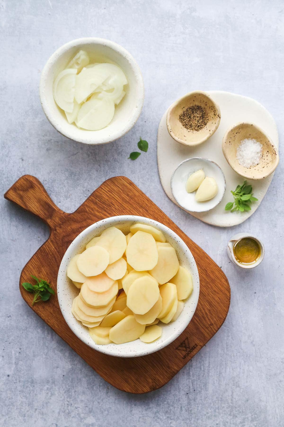 Smothered Potatoes ingredients