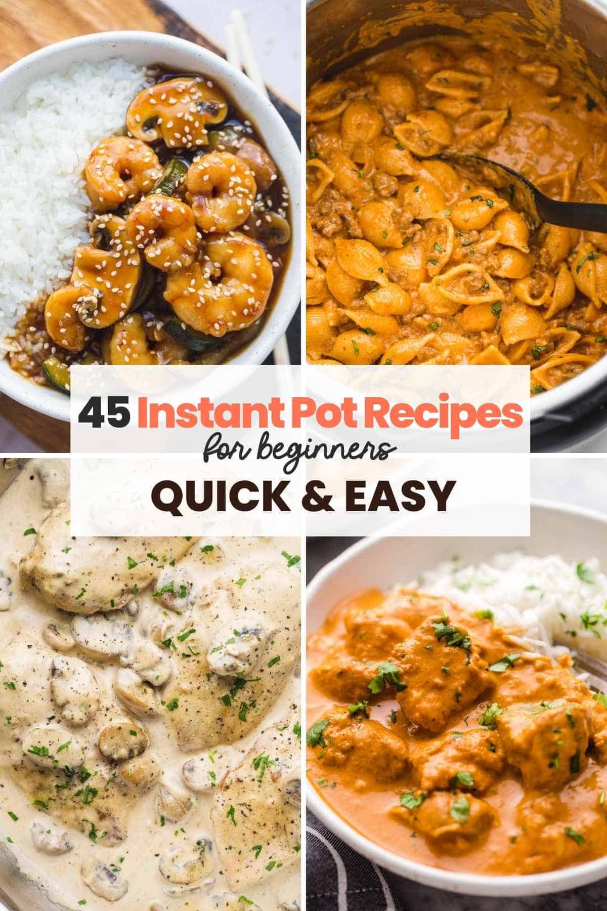 50 Easy Instant Pot Recipes (Beginner Friendly)