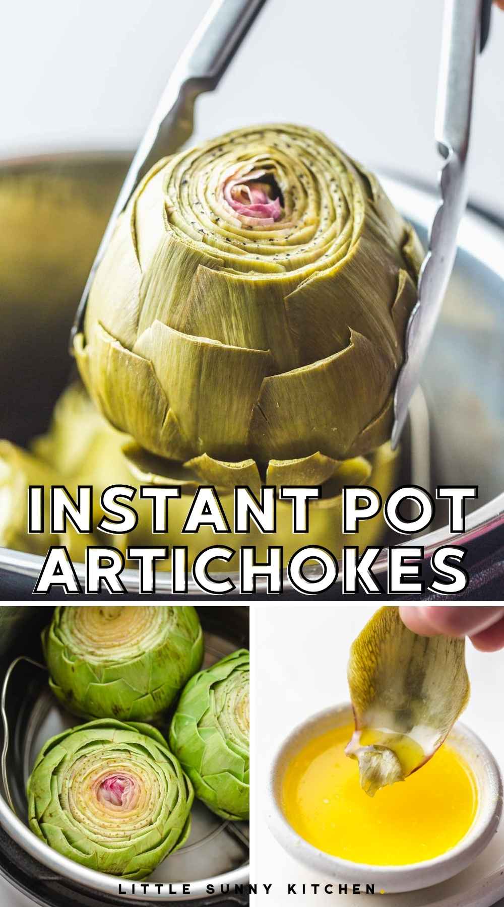 Instant Pot Steamed Artichokes Little Sunny Kitchen