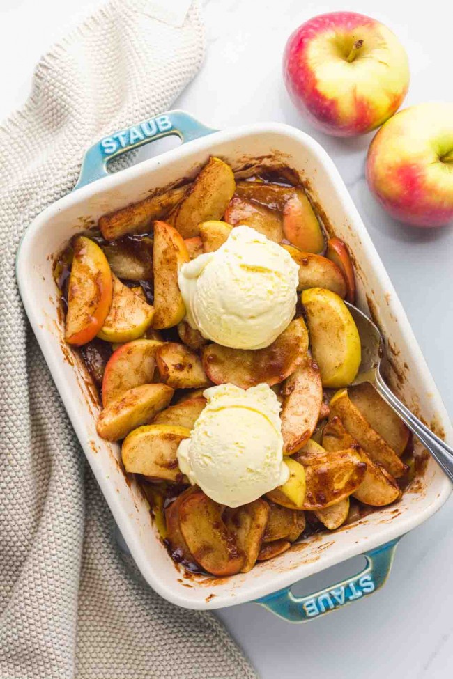 Cinnamon Baked Apple Slices Little Sunny Kitchen