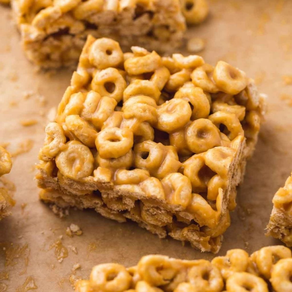 3Ingredient Peanut Butter Cheerio Bars (NoBake!) Little Sunny Kitchen