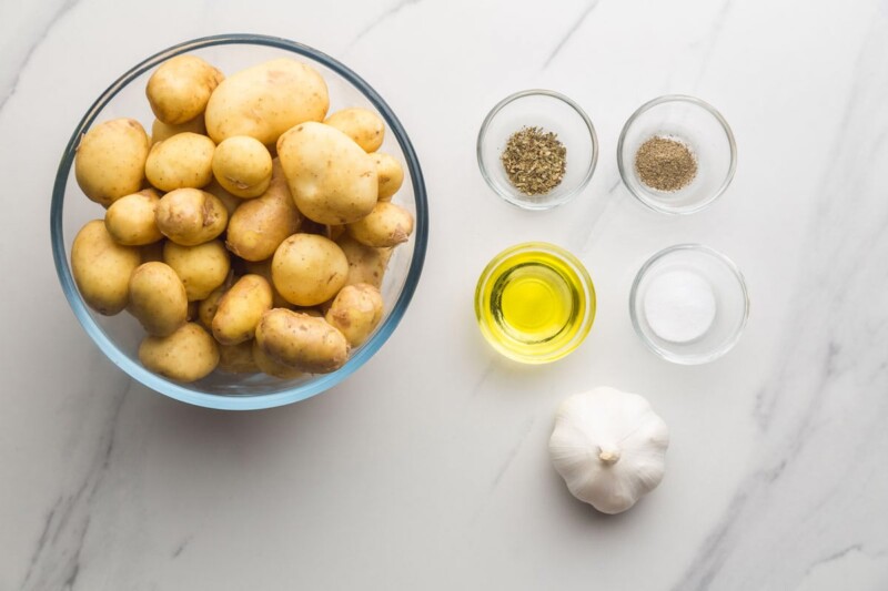 Crushed New Potatoes Recipe Little Sunny Kitchen