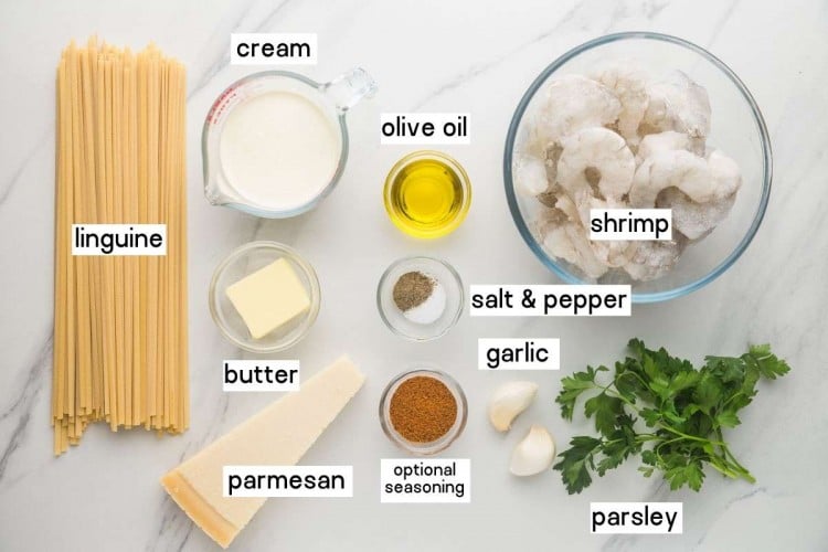 Creamy Garlic Shrimp Pasta Little Sunny Kitchen