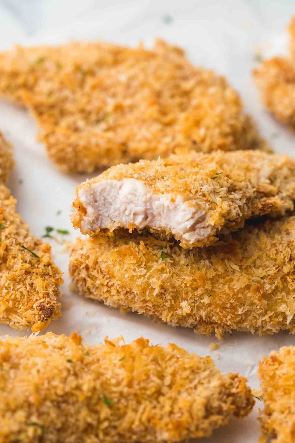 Crispy Oven Baked Chicken Tenders - Little Sunny Kitchen