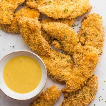 Crispy Oven Baked Chicken Tenders - Little Sunny Kitchen