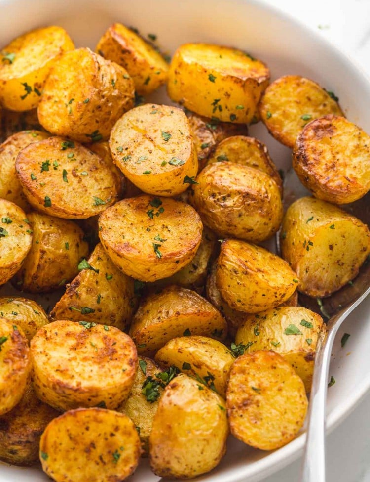 Roasted Heart Potatoes - Little Sunny Kitchen