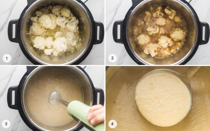 Instant Pot Cauliflower Soup - Little Sunny Kitchen
