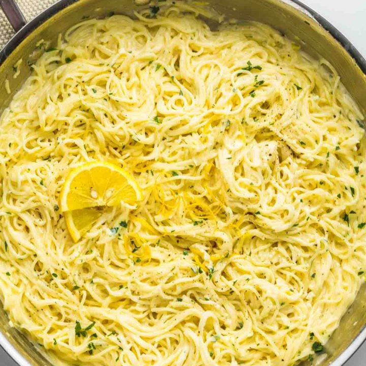 Easy Creamy Lemon Pasta (ready in 15 minutes!) Little Sunny Kitchen