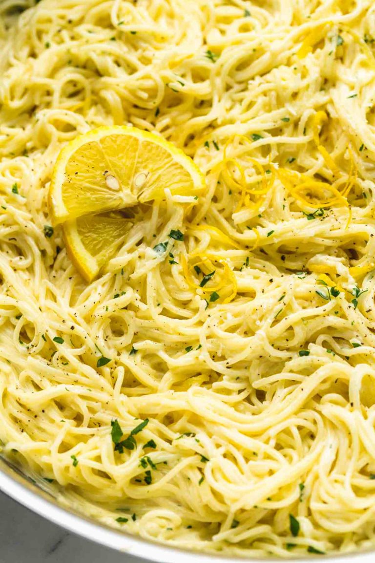 Easy Creamy Lemon Pasta (ready in 15 minutes!) Little Sunny Kitchen