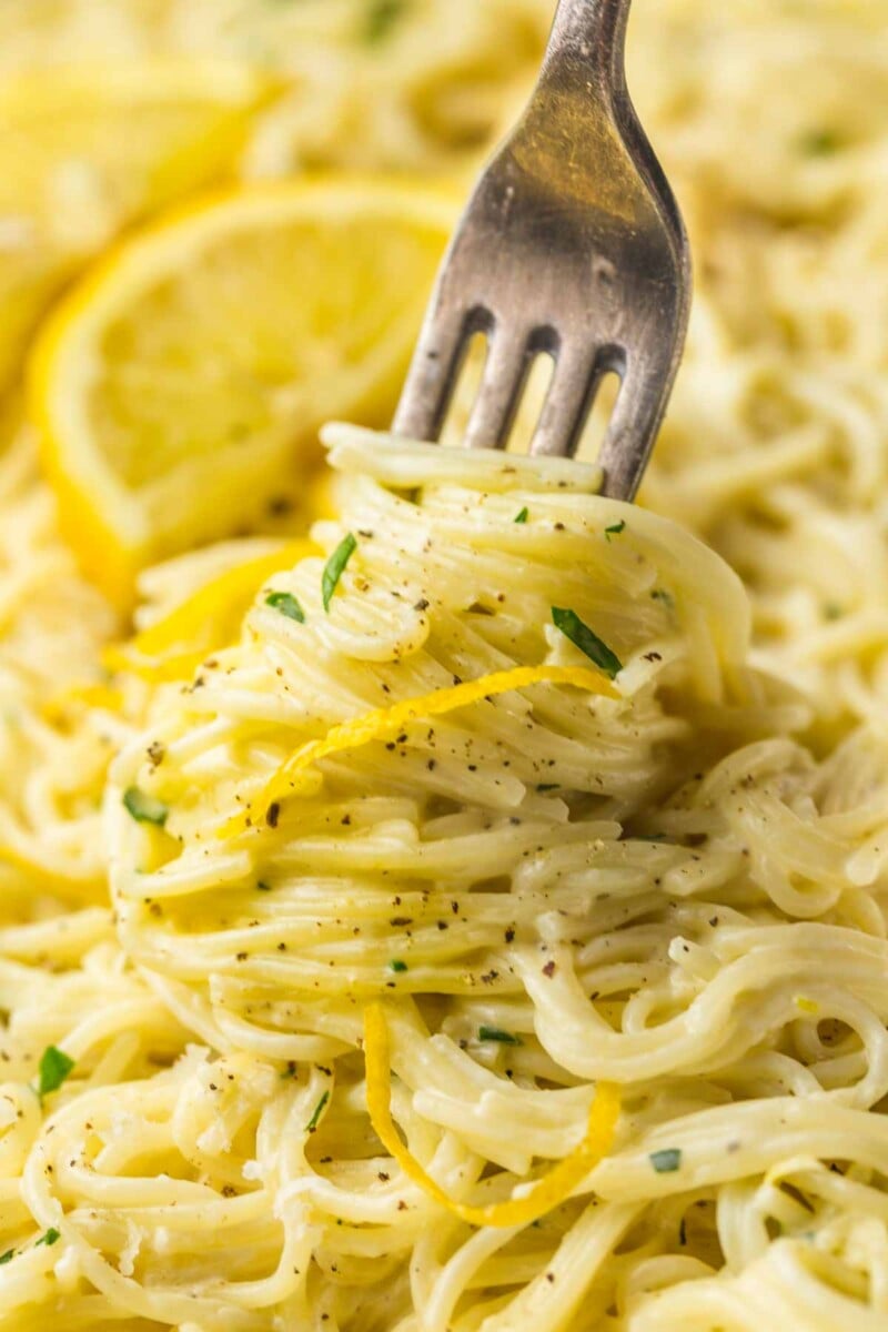 Easy Creamy Lemon Pasta (ready in 15 minutes!) - Little Sunny Kitchen