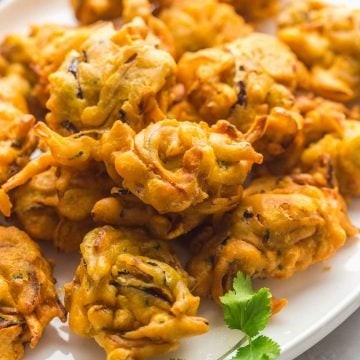 Easy Crispy Onion Bhaji Recipe - Little Sunny Kitchen