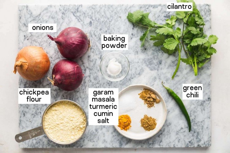 Easy Crispy Onion Bhaji Recipe Little Sunny Kitchen