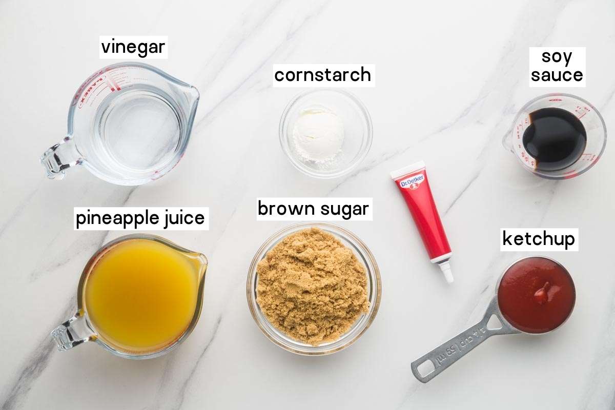 Sweet and Sour Sauce ingredients