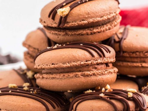 Chocolate Macarons (Step by Step Recipe!) - Little Sunny Kitchen