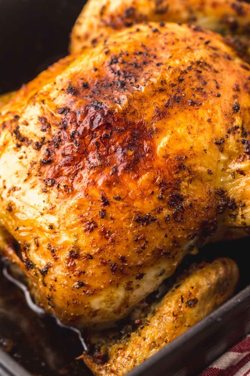 Juicy Roast Chicken Recipe (with Herb Garlic Butter) - Little Sunny Kitchen